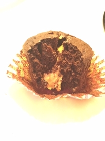 Pic #2 - Reeses peanut butter filled cupcake spot on sans frosting and semi potato quality on my cupcake picture