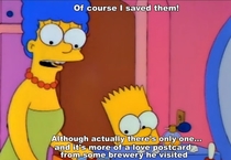 Pic #2 - The Love Letters of Homer Simpson