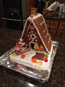 Pic #2 - Trader Joes gingerbread house kit