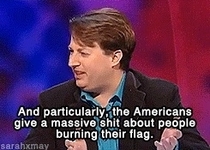 Pic #2 - Youre burning our flag