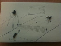 Pic #21 - Sometimes i get bored at work Have some dead flies 