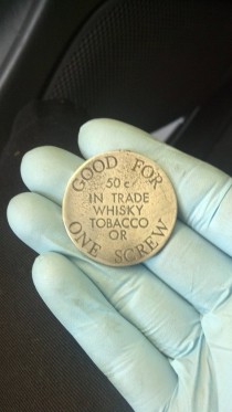 Pic #3 - A coin I got at work as my tip