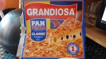 Pic #3 -  Grandiosa pizza I added the feferoni