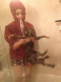 Pic #3 - When cats need baths