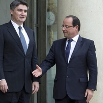 Pic #4 - The President of France cannot catch a break