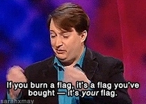 Pic #4 - Youre burning our flag
