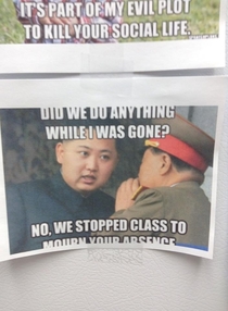 Pic #5 - A friend went down to the teachers lounge and found out that the teachers make memes