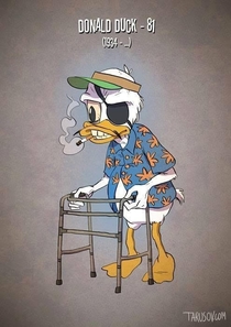 Pic #5 - Aging cartoon characters