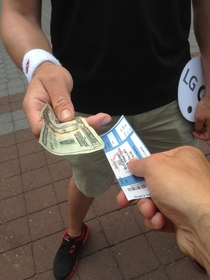 Pic #5 - My generous friend left me a US Open ticket at will call I sent him this