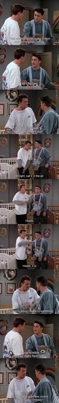 Pic #5 - The faultless logic of Joey Tribbiani