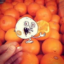 Pic #6 - Illustrator Doodles Cartoons on Transparency Film and Places Them in Real World Scenes