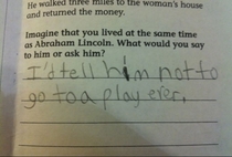 Pic #6 - Smartass kid test answers