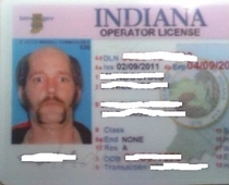 Pic #6 - Trolling my drivers license photo