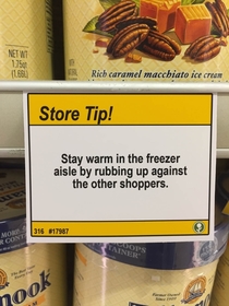 Pic #8 - I added some shopping tips to a nearby grocery store