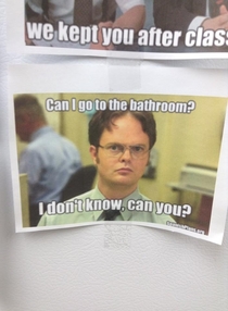 Pic #9 - A friend went down to the teachers lounge and found out that the teachers make memes