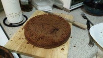 Pic #9 - German chocolate birthday cake-- baking process included