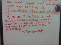 Pic #9 - My coworker at the Walmart deli causes a lot of trouble for management