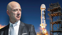 pictures of Jeff Bezos rocket might have to be labeled NSFW