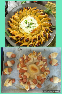 Pigs in a blanket with brie online pic vs my attempt