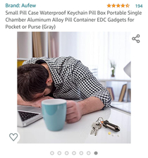 Pill case on Amazon makes it look like the guy overdosed