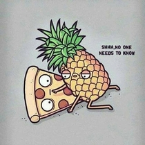 Pineapple on Pizza Star crossed lovers