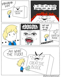 Piss off Creative Block