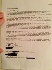 Planet Fitness wouldnt let me cancel over the phone and required a certified letter to cancel since I live in a different state now I dropped this in the mail today