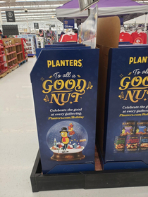 Planters wishing us all a White Christmas this year