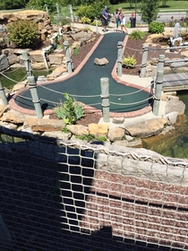Played miniature golf today this one was particularly hard