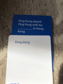Playing a game with my friend and found these two cards