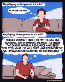 Playing Video Games as a Kid VS as an Adult