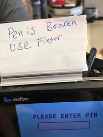 Please enter pin