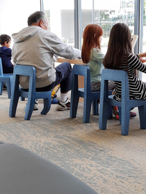 Please Lord have mercy on this young styrofoam chair