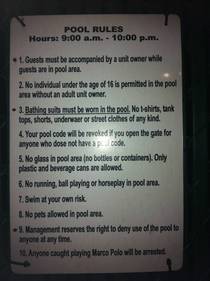 Pool Rule 