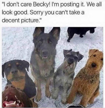 Poor Becky its all in the angles