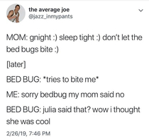 Poor bed bug 