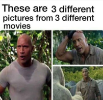 Poor Dwayne keeps getting stranded in a forest every time