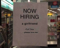 Poor guy- Hiring a girlfriend