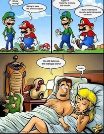 Poor Mario doesnt have any idea