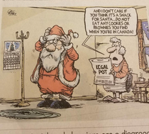 Poor Santa Canada will still leave brownies out for you