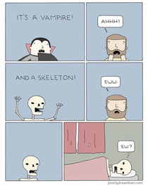 Poor skeleton 
