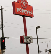 Popeyes has a specific employee in mind