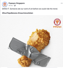 Popeyes Singapore is having fun