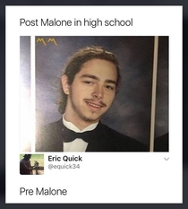 Post Malone in High School