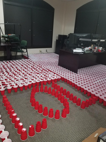 Pranked the bosses office this weekend for the LOL