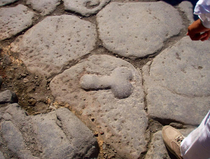 Pre-historic carving dating back to  BC