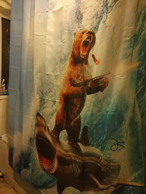 Pretty happy with my new shower curtain correct photo this time