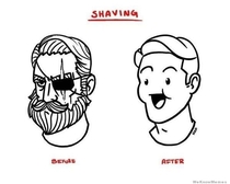 Pretty much sums up my experiences with shaving