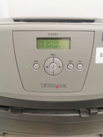 Printer stopped working Wonder why