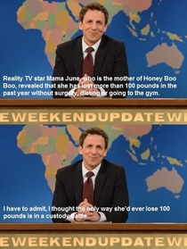 Probably my favorite Weekend Update joke Seth Meyers